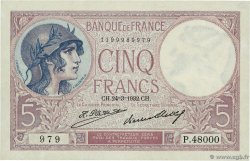 5 Francs FEMME CASQUÉE FRANCE  1932 F.03.16 SPL