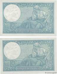 10 Francs MINERVE modifié Lot FRANCE  1941 F.07.29 AU-