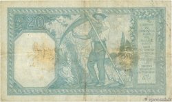 20 Francs BAYARD FRANCE  1917 F.11.02 B+