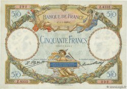 50 Francs LUC OLIVIER MERSON FRANCE  1929 F.15.03