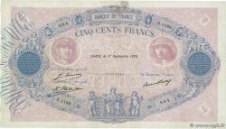 500 Francs BLEU ET ROSE FRANKREICH  1929 F.30.32