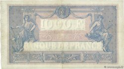 1000 Francs BLEU ET ROSE FRANCE  1919 F.36.34 F