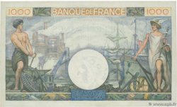1000 Francs COMMERCE ET INDUSTRIE FRANCE  1944 F.39.11 XF+