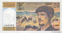 20 Francs DEBUSSY à fil de sécurité FRANCE  1990 F.66bis.01A29 NEUF
