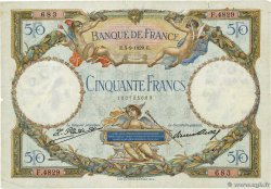 50 Francs LUC OLIVIER MERSON FRANCE  1929 F.15.03