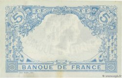 5 Francs BLEU FRANKREICH  1916 F.02.36 VZ
