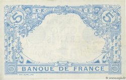5 Francs BLEU FRANKREICH  1915 F.02.30 fST