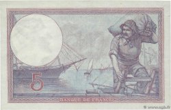 5 Francs FEMME CASQUÉE FRANKREICH  1925 F.03.09 fVZ