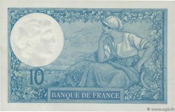 10 Francs MINERVE FRANKREICH  1917 F.06.02 VZ