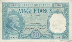 20 Francs BAYARD FRANCIA  1916 F.11.01 MBC