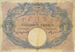 50 Francs BLEU ET ROSE FRANCE  1905 F.14.17 B+