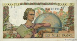 10000 Francs GÉNIE FRANÇAIS FRANCE  1951 F.50.48