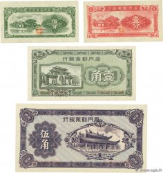 1, 5 Fen et 10, 50 Cents Lot CHINA  1940 PS.1655, 1656, 1657 et PS.1658 fST+