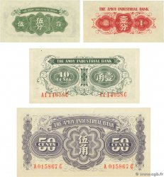 1, 5 Fen et 10, 50 Cents Lot CHINA  1940 PS.1655, 1656, 1657 et PS.1658 UNC-