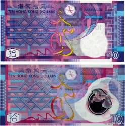 10 Dollars Lot HONG KONG  2002 P.400a et P.401a NEUF