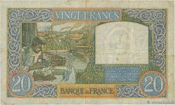 20 Francs TRAVAIL ET SCIENCE FRANKREICH  1940 F.12.06 S