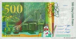 500 Francs PIERRE ET MARIE CURIE FRANCE  1994 F.76.01 pr.SUP