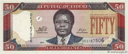 50 Dollars LIBERIA  2011 P.29f FDC