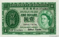 1 Dollar HONG KONG  1959 P.324Ab q.FDC