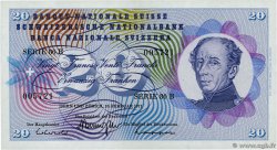 20 Francs SWITZERLAND  1971 P.46s XF+