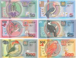 5, 10, 25, 100, 500, 1000 Gulden  Lot SURINAM  2000 P.146 à P.151 pr.NEUF