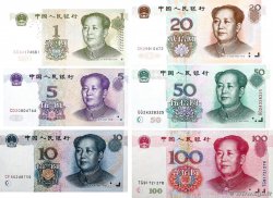 1, 5,10, 20, 50, 100 Yuan Lot CHINA  1999 P.0895 à P.0901 AU
