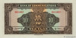 10 Yüan CHINE  1941 P.0159a pr.NEUF