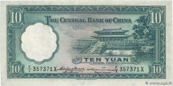 10 Yüan CHINA  1936 P.0218b fST