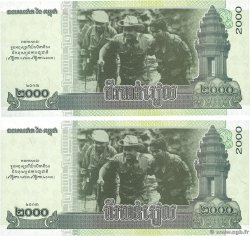 2000 Riels Consécutifs CAMBODIA  2013 P.64 UNC
