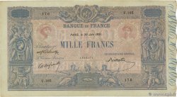 1000 Francs BLEU ET ROSE FRANCE  1891 F.36.03