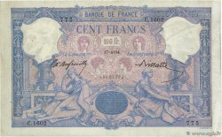 100 Francs BLEU ET ROSE FRANCE  1894 F.21.07 F