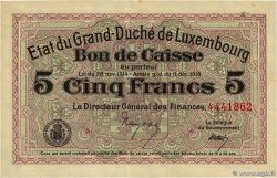 5 Francs LUXEMBOURG  1919 P.29c