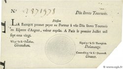 10 Livres Tournois FRANCE  1720 Dor.22