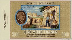 5000 Francs BON DE SOLIDARITÉ Annulé FRANCE  1941 KL.13