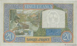 20 Francs TRAVAIL ET SCIENCE FRANCIA  1939 F.12.01 MBC