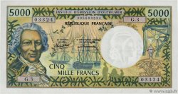 5000 Francs TAHITI  1985 P.28d
