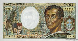 200 Francs MONTESQUIEU FRANCIA  1983 F.70.03 SC+