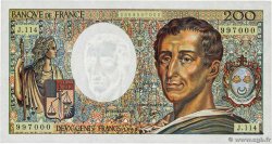 200 Francs MONTESQUIEU FRANCIA  1990 F.70.10c SC