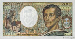 200 Francs MONTESQUIEU FRANCE  1992 F.70.12b pr.NEUF