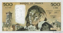500 Francs PASCAL FRANCE  1990 F.71.45