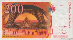 200 Francs EIFFEL FRANKREICH  1995 F.75.01 fVZ