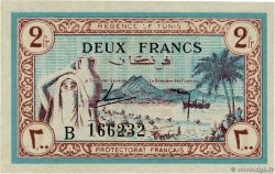 2 Francs TUNISIE  1943 P.56 NEUF