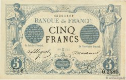 5 Francs NOIR FRANCIA  1873 F.01.18