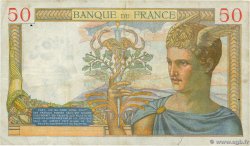 50 Francs CÉRÈS FRANCE  1937 F.17.34 TB+