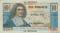 10 Francs Colbert REUNION  1947 P.42a AU