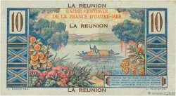 10 Francs Colbert REUNION INSEL  1947 P.42a fST