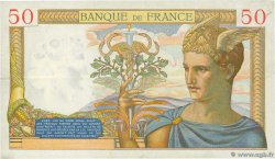 50 Francs CÉRÈS FRANCIA  1937 F.17.36 q.SPL
