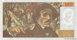 100 Francs DELACROIX imprimé en continu FRANCIA  1991 F.69bis.03c1 BB