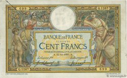 100 Francs LUC OLIVIER MERSON sans LOM FRANCE  1910 F.23.02