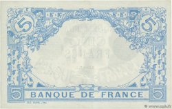 5 Francs BLEU FRANKREICH  1912 F.02.11 VZ